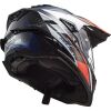 LS2 MX701 EXPLORER CARBON FOCUS adventure helma modrá/bílá/červená vel.L